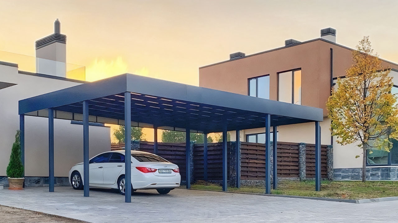 Хай-тек автонавес из поликарбоната для машин